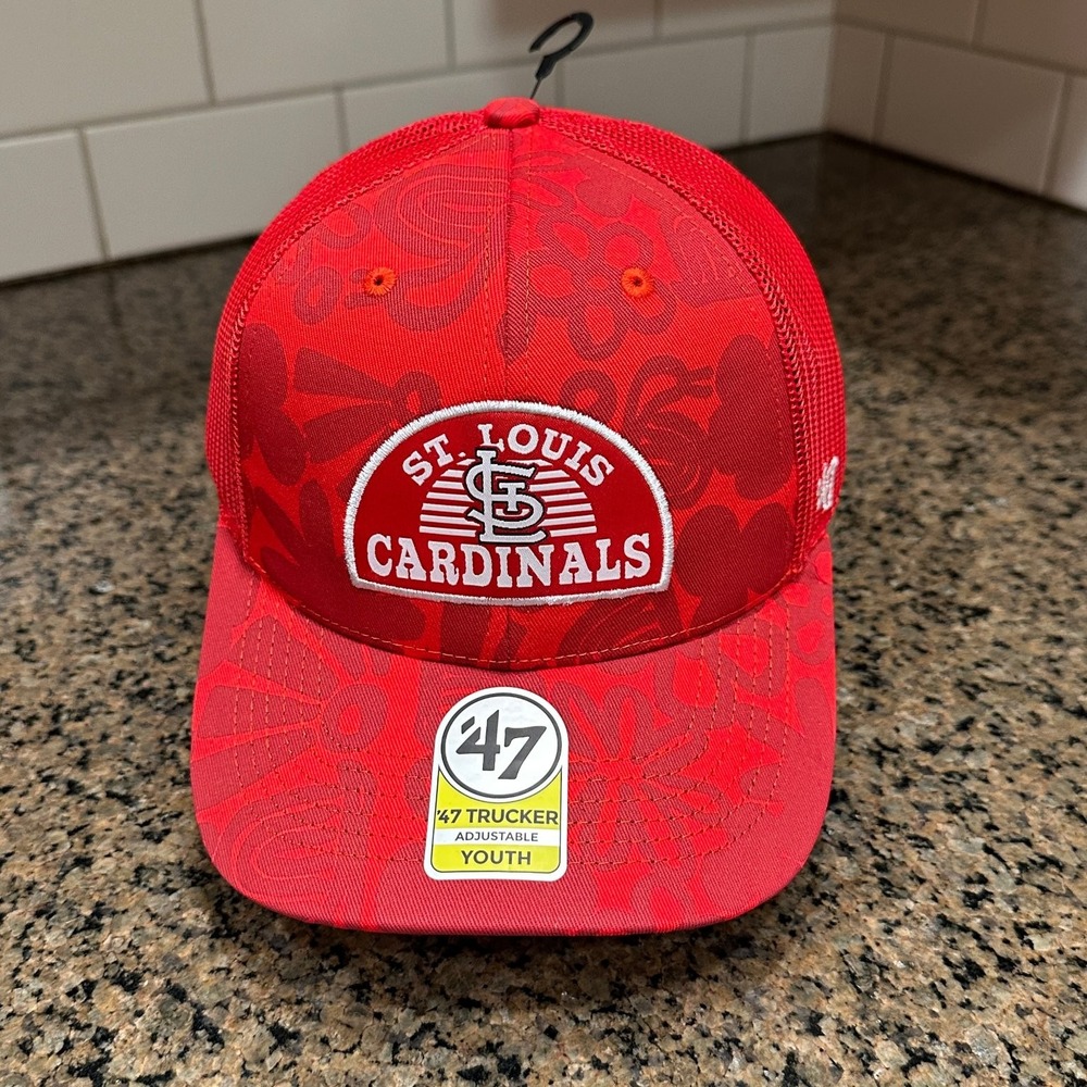 St. Louis Cardinals '47 Shelly Trucker Youth Adjustable Hat Red MLB